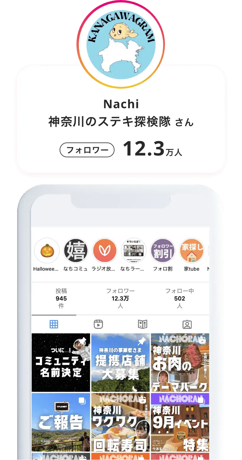 アドトリが紹介するインフルエンサー：Nachi神奈川のステキ探検隊さん
